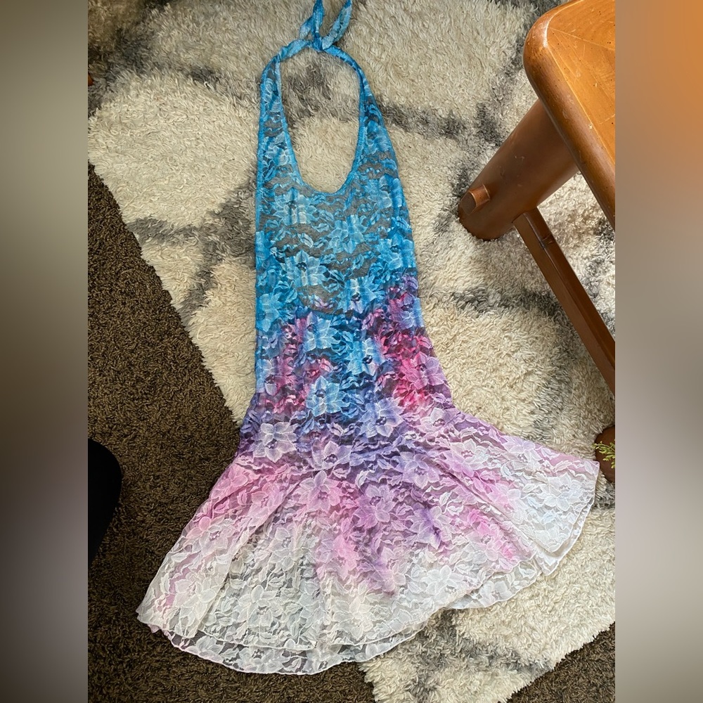 Vibrant Swim Suit Cover Up Dress